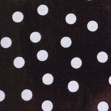 Load image into Gallery viewer, Black Polkadot Unlined Rain Hat (RH 0917B)