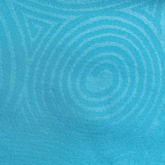 Fabric swatch - Light blue color with swirl pattern