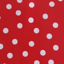Load image into Gallery viewer, Red Polkadot Unlined Rain Hat (RH 0917A)
