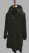 Load image into Gallery viewer, *Women&#39;s Charcoal Wool &amp; Fleece Cold Weather Carcoat