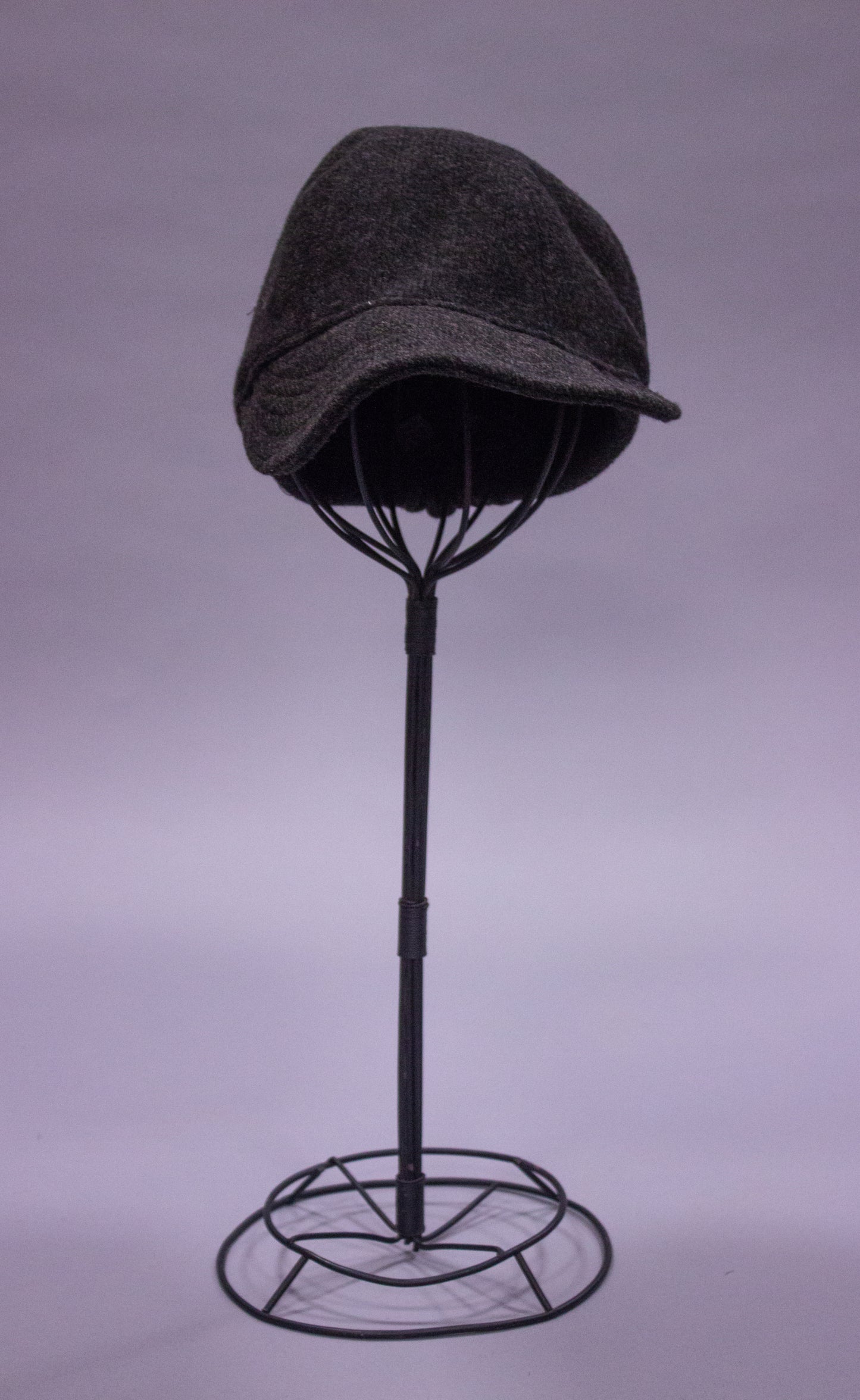 Charcoal Wool Cap