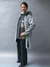 Load image into Gallery viewer, *Women&#39;s Salt &amp; Pepper Wool &amp; Fleece Cold Weather Carcoat (WCW0525D)