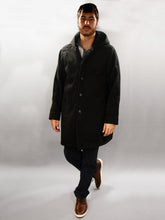 Load image into Gallery viewer, *Men&#39;s Charcoal Wool &amp; Fleece Cold Weather Carcoat (MCW0525B)