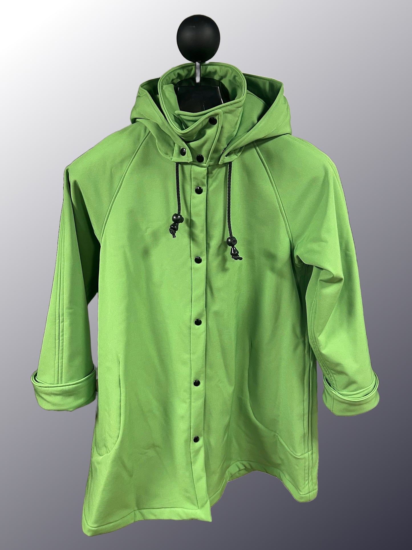 Women's Green Apple Fleece Lined Snap All-Weather Coat (WF2025E)