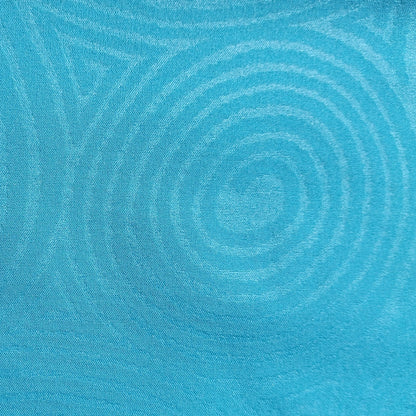Fabric swatch - Light blue color with swirl pattern
