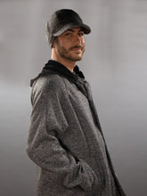 Load image into Gallery viewer, Men&#39;s Salt &amp; Pepper Wool &amp; Fleece Cold Weather Carcoat (MCW0525A)