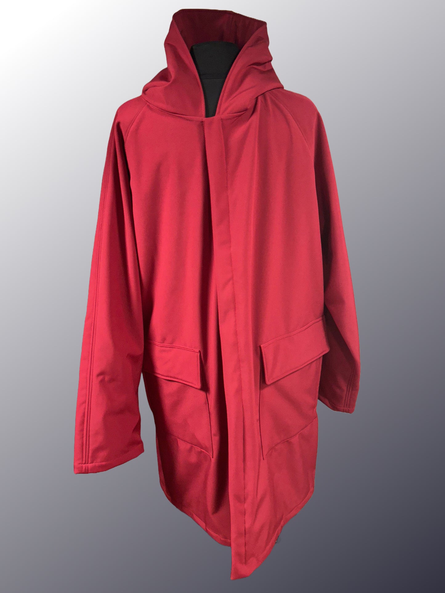 Men's Nova Red Fleece Lined Snap All-Weather Coat (MF0525C)