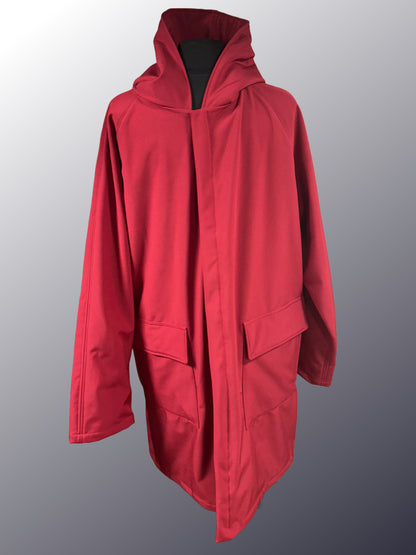 Men's Nova Red Fleece Lined Snap All-Weather Coat (MF0525C)