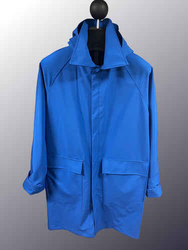 *Men's Sapphire Fleece Lined Snap Raincoat (MF0525B)