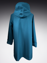 Load image into Gallery viewer, *Women&#39;s Moroccan Blue Mesh Lined Snap Raincoat (WM1025C)