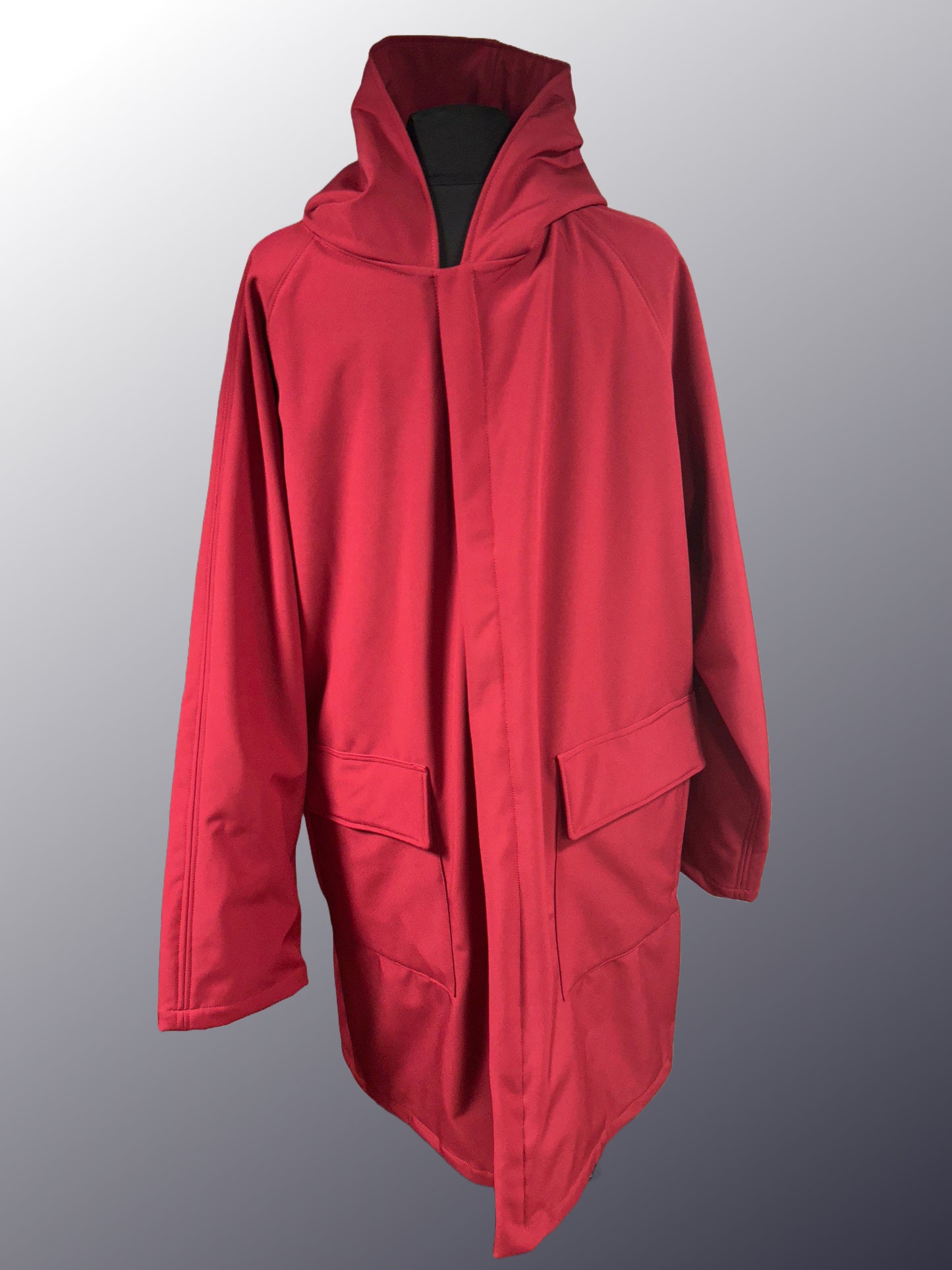Men's Nova Red Mesh Lined Snap All-Weather Coat (MM0525C)