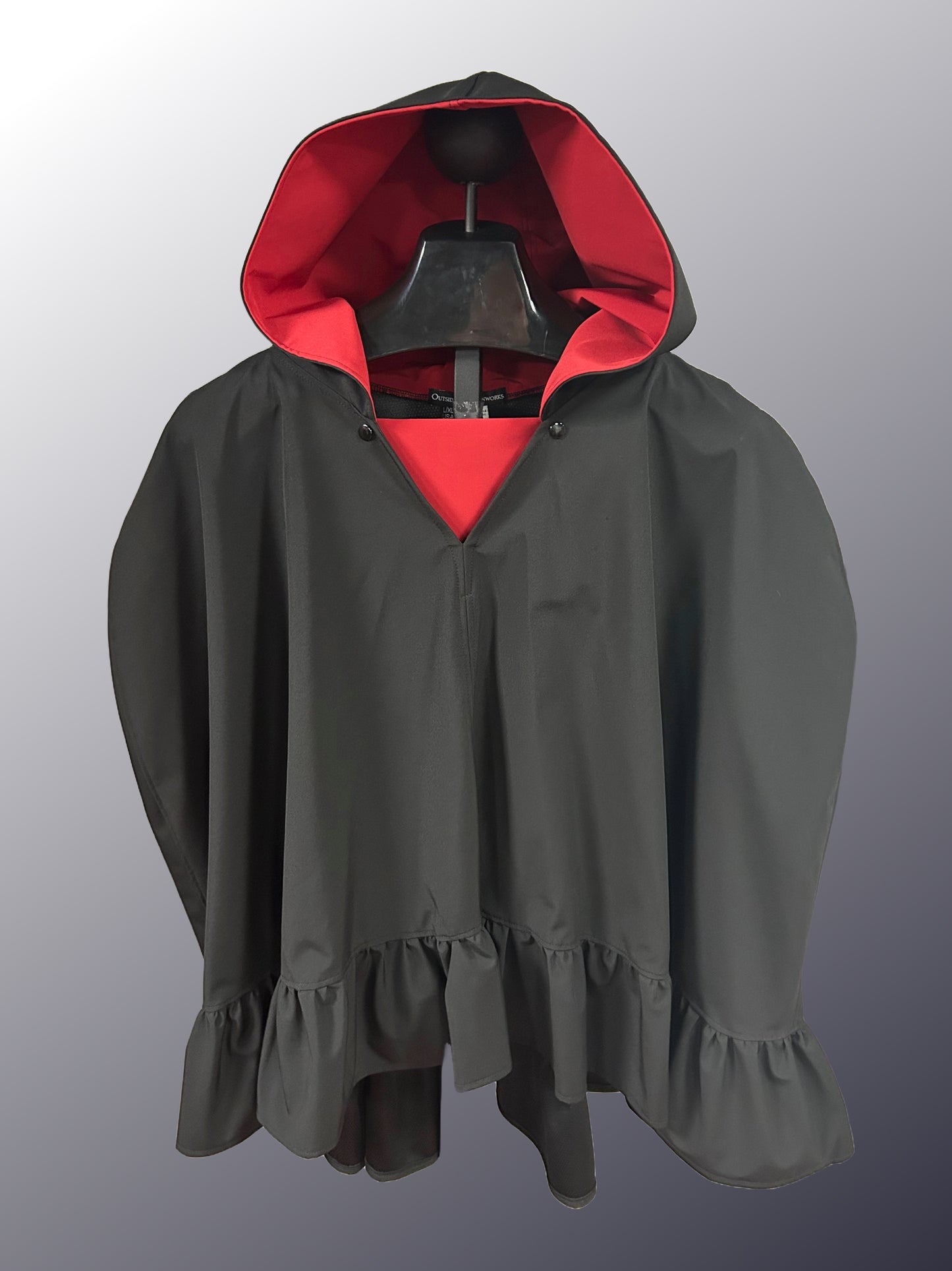 Nova Red Mesh Poncho (WP2025D)