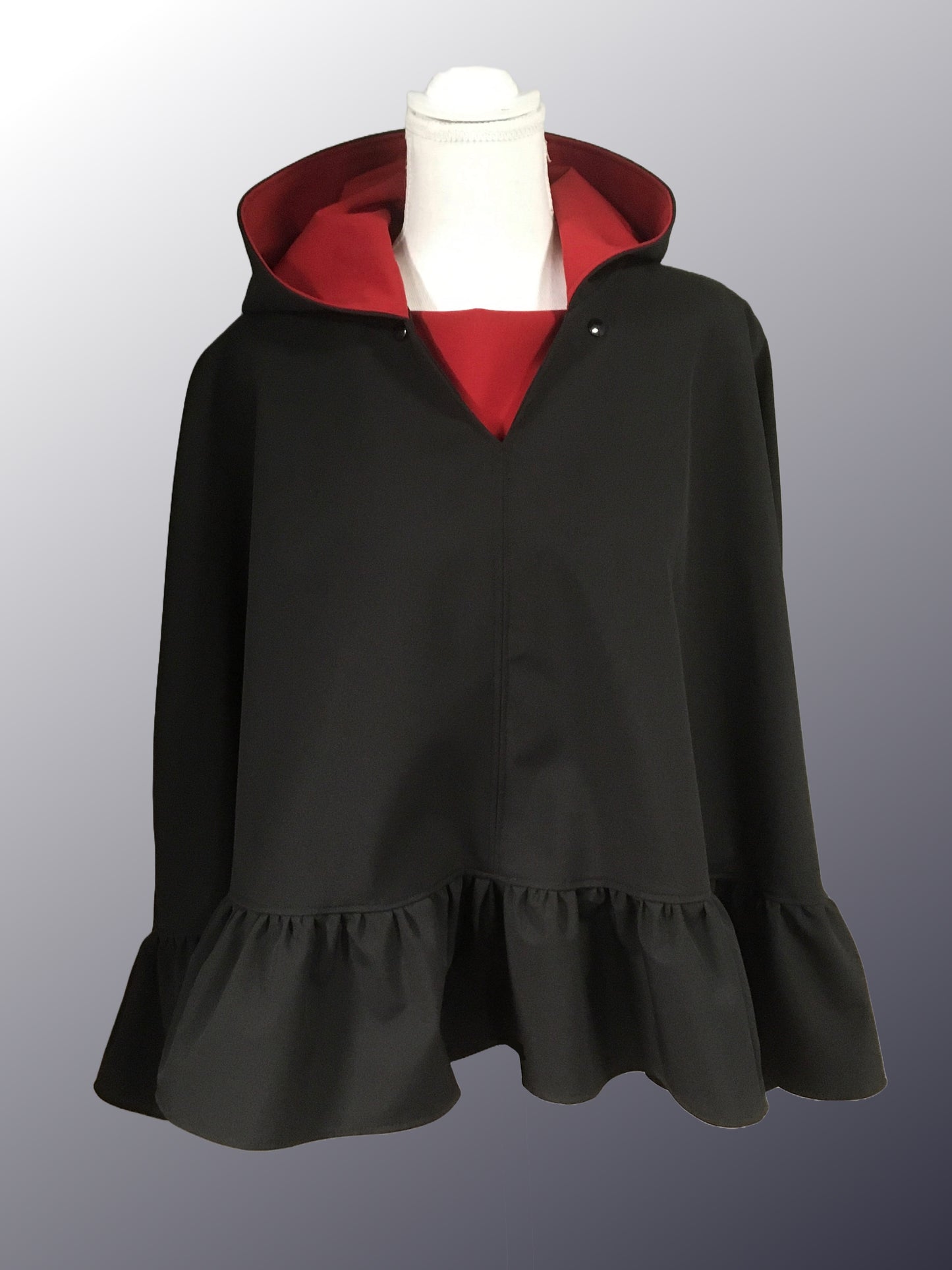 Nova Red Mesh Poncho (WP2025D)