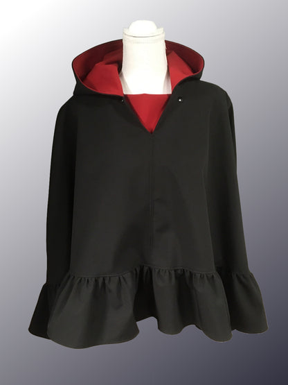 Nova Red Mesh Poncho (WP2025D)