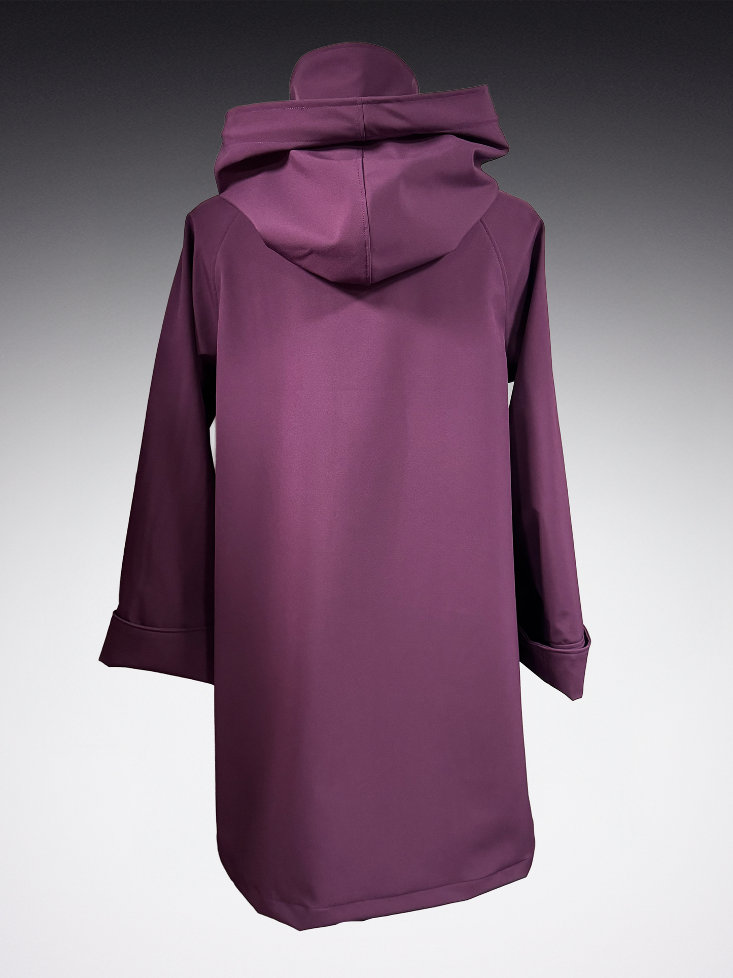 Women's Plum Mesh Lined Snap All-Weather Coat (WM1025B)
