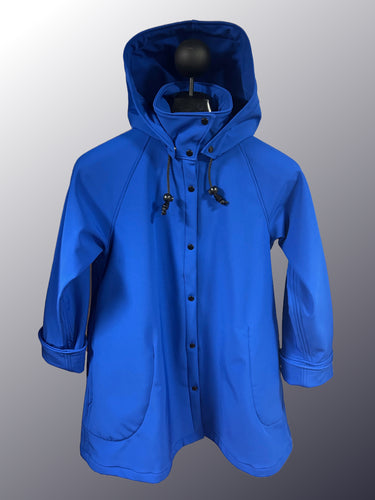 *Women's Sapphire Fleece Lined Snap Raincoat (WF2025D)