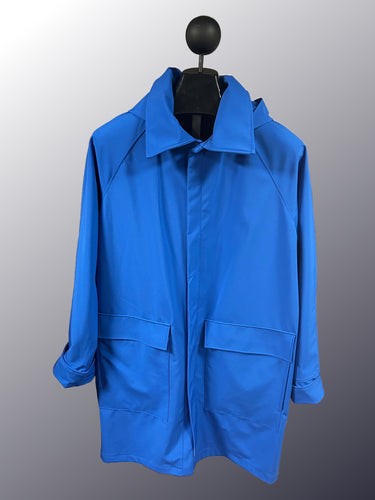 *Men's Sapphire Mesh Lined Snap Raincoat (MM0525A)