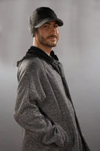 Load image into Gallery viewer, *Men&#39;s Salt &amp; Pepper Wool &amp; Fleece Cold Weather Carcoat (MCW0525A)