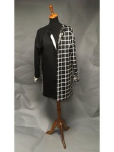 Load image into Gallery viewer, *Pieced Cotton in Black Reversible Coat