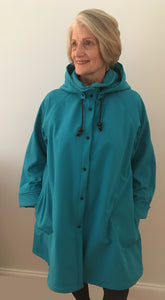 *Women's Ocean Fleece Lined Snap Raincoat (SF0919D)