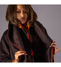 Load image into Gallery viewer, *Chocolate Cashmere and Alpaca Coat