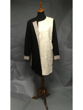 Load image into Gallery viewer, *Vintage Pearl White Crewelwork Pieced Sabrina Coat