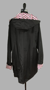 *Women's Black Outer Reversible Raincoat (RR/C 0614A)