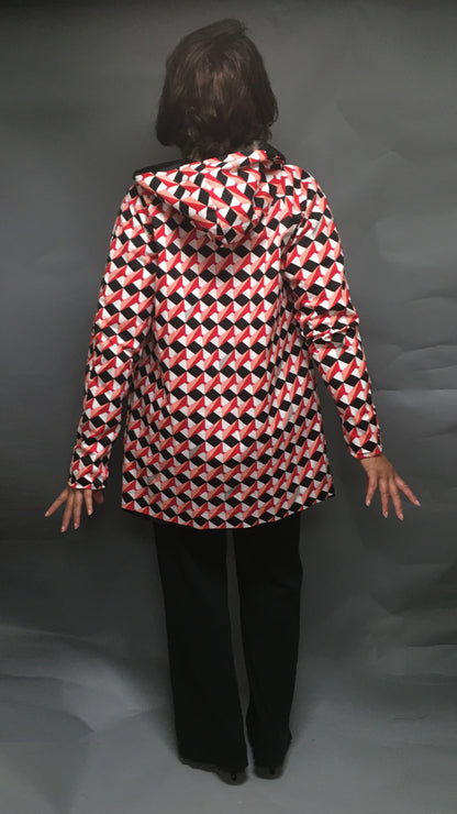 Women's Black Outer Reversible All-Weather Coat (RR/C 0614A)