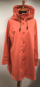 *Women's Coral Fleece Lined Snap Raincoat (SF0919A)