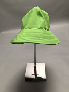 *Green Apple Waterproof Black Fleece Lined Rain Hat $50 (RH 0919C)
