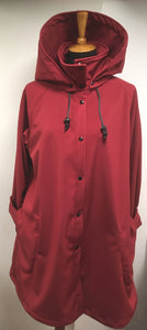*Women's Malbec Fleece Lined Snap Raincoat (SF0919G)
