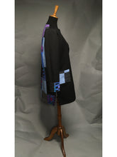 Load image into Gallery viewer, *Pieced Cotton Reversible Coat in Blues and Purples