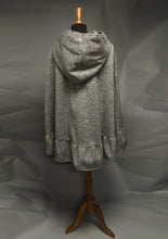 Load image into Gallery viewer, *Salt &amp; Pepper Wool &amp; Fleece Cape