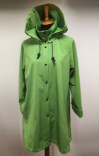 Load image into Gallery viewer, *Women&#39;s Green Apple Mesh Lined Snap Raincoat (SM0919J)